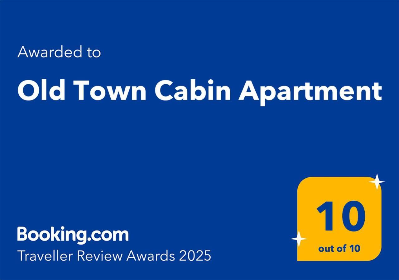 Old Town Cabin Apartment Zagreb Eksteriør billede